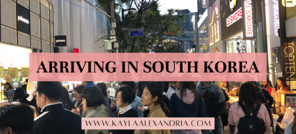 Busy streets of Myeongdong South Korea